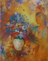 藏品(裝花中的少女)的圖片