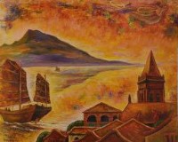 藏品(觀音山之夕陽)的圖片