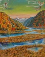 藏品(九寨溝之蘆葦海)的圖片