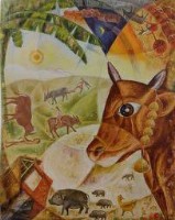 藏品(牛的農村朋友)的圖片