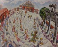 藏品(台南南勢街西羅殿廟庭)的圖片