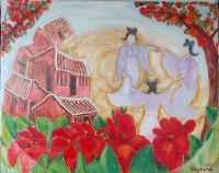 藏品(仙女與農村)的圖片