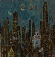 藏品(摩天樓之夜)的圖片