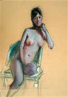 藏品(盤腿的坐姿裸女)的圖片