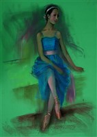 藏品(藍衣舞者)的圖片