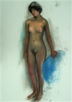 藏品(短髮的站姿裸女)的圖片