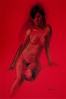 藏品(紅色背景的裸女)的圖片