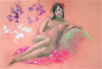藏品(側坐的裸女)的圖片