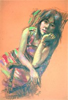藏品(搖椅上的女子)的圖片