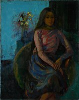 藏品(藍色少女)的圖片