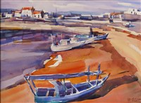 藏品(漁村午后)的圖片