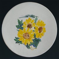 藏品(三朵向日葵圓盤)的圖片