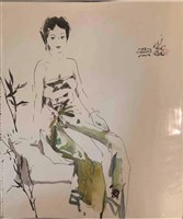 藏品(仕女淡彩)的圖片