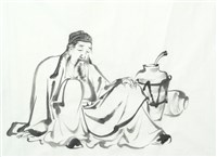 藏品(李白醉酒)的圖片
