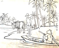 藏品(採椰子)的圖片