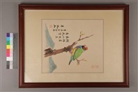 藏品(木框畫-胡錦雀(詹冰手畫))的圖片