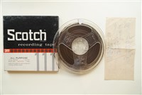 藏品(盤式母帶 B面 歐秀英歌唱集（客語流行歌曲)①三封信②日日春③我不知啦④過了時)的圖片