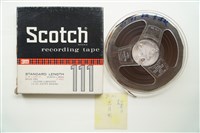 藏品(盤式母帶 A面 思情歌（上）（山歌子） B面 思情歌（下）（山歌子）)的圖片