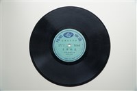 藏品(黑膠唱片 A面 男帶桃花（上）（採茶歌） B面 男帶桃花（下）（採茶歌）)的圖片