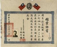 藏品(結業證書)的圖片