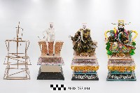 藏品(製作過程紙像四尊(支架、糊紙、穿衣、完成))的圖片