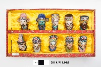 藏品(交趾陶－八家將、文武判頭部計十個)的圖片