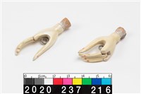 藏品(尪仔手-文手(白))的圖片