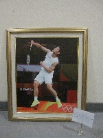 藏品(羽球好手周天成-相片(裝框))的圖片