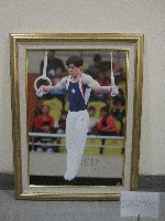 藏品(體操男子吊環好手陳智郁-簽名相片(裝框))的圖片