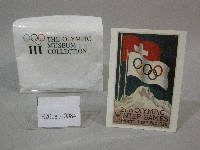 藏品(1928年冬季奧林匹克運動會海報圖-明信片)的圖片