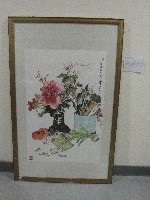 藏品(花卉圖-水墨畫(裝框))的圖片