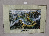 藏品(萬里長城絲綢布畫紀念品)的圖片