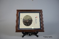 藏品(國立東華大學紀念贈畫-玫瑰石切片框畫)的圖片