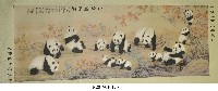 藏品(成都體院致贈多隻熊貓蜀錦-中華國寶圖)的圖片