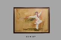 藏品(油畫-國術系列：舞劍)的圖片