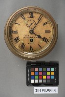 藏品(銅製圓形時鐘)的圖片