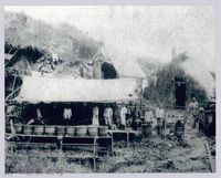 藏品(李崠山圖照2-設於隘勇線後方的大炊事場)的圖片