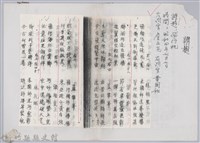 藏品(林柏燕輯註：「大新吟社」原稿複印本─八)的圖片