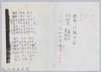 藏品(林柏燕輯註：「大新吟社」原稿複印本─十六)的圖片