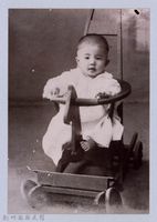 藏品(龍瑛宗翻拍照49：木馬上的幼童)的圖片