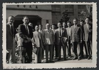 藏品(彭縣長出巡各市鎮：竹北鄉(一)義民中學)的圖片