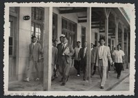 藏品(彭縣長出巡各市鎮：北埔鄉 北埔中學教舍)的圖片