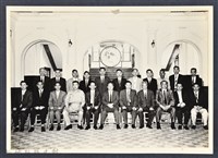 藏品(彭公瑞鷺縣長主持新竹縣政八年誌念：主任秘書及各行政職員贈彭縣長字(影本))的圖片