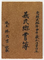 藏品(光緒弍拾年甲午歳瓜月吉日立義民總嘗簿 施主林六吉收執)的圖片