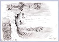 藏品(黑帶巴彥畫冊-56淺水摸魚法)的圖片