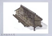 藏品(七柱穀倉-17七柱穀倉尖頂式的搭建14-1：隔間骨架)的圖片