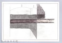 藏品(泰雅族的建築史：房屋篇-11立柱前的準備：柱坑尺寸圖)的圖片