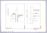 藏品(泰雅族的建築史：穀倉篇-4立柱前的準備：立柱與柱坑尺寸圖-1)的圖片