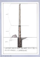 藏品(泰雅族的建築史：穀倉篇-5立柱前的準備：立柱尺寸圖-2)的圖片