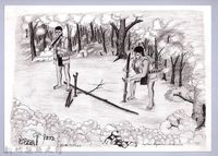 藏品(黑帶巴彥畫冊-4問卜祭儀)的圖片